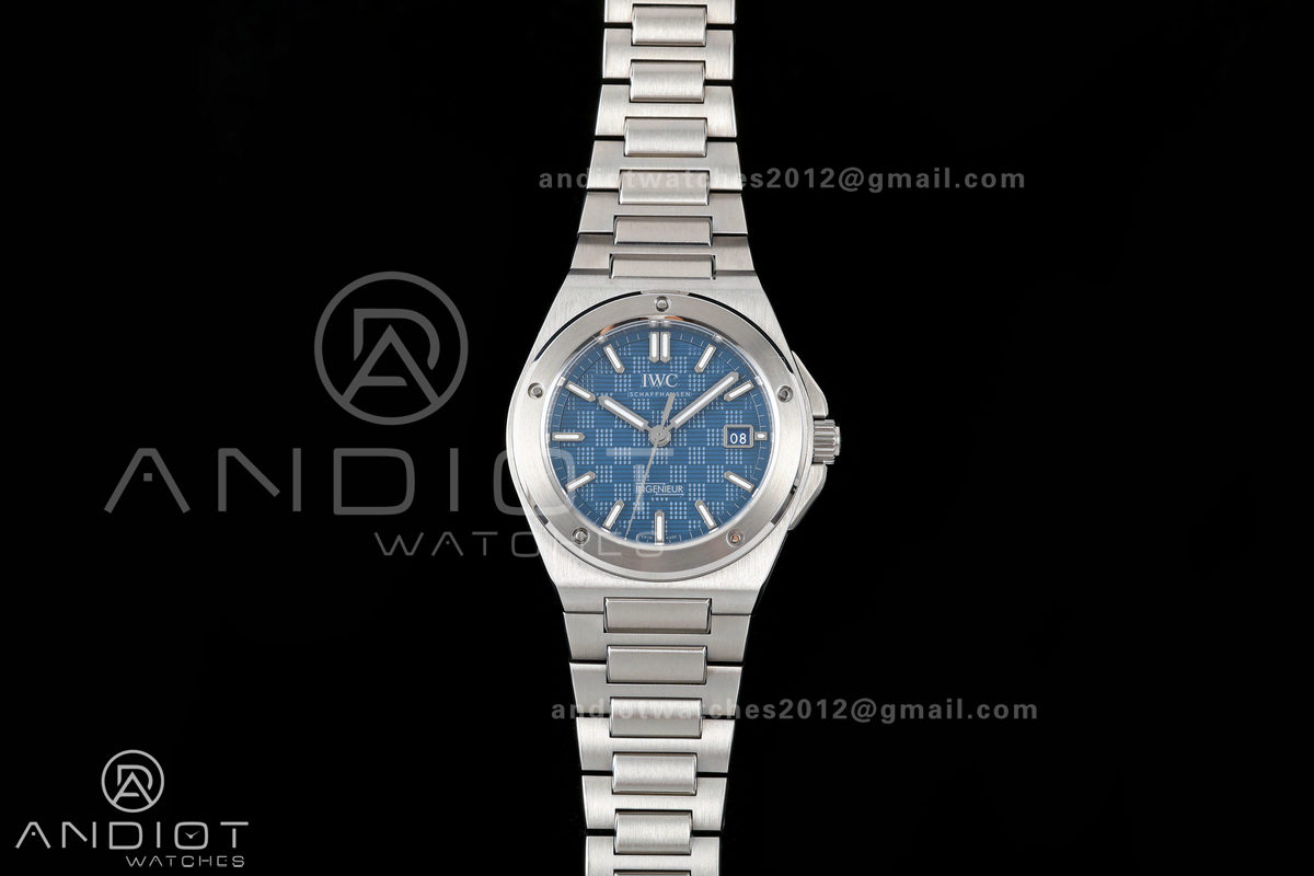 Ingenieur Automatic 40 SS MZF 1:1 Best Edition Blue Dial on SS Bracelet A2892